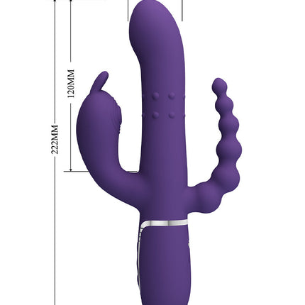 Pretty Love - Cammy - Triple Vibrator - Paars-Erotiekvoordeel.nl