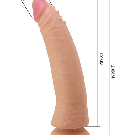 Pretty Love - Kable - Sliding Skin Realistische Dildo - 21 cm - Lichte Huidskleur-Erotiekvoordeel.nl