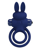 Pretty Love - Darey - Rabbit Cockring - Donkerblauw-Erotiekvoordeel.nl