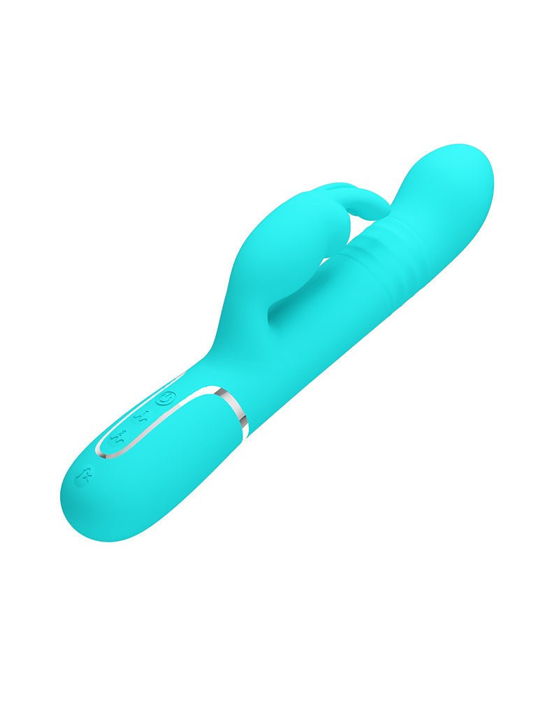 Pretty Love - Coale - Rabbit Vibrator - Groen-Erotiekvoordeel.nl