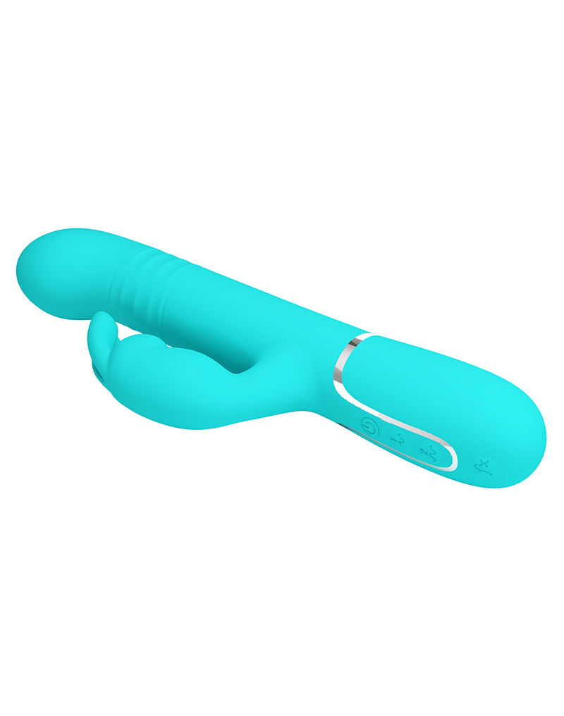 Pretty Love - Coale - Rabbit Vibrator - Groen-Erotiekvoordeel.nl
