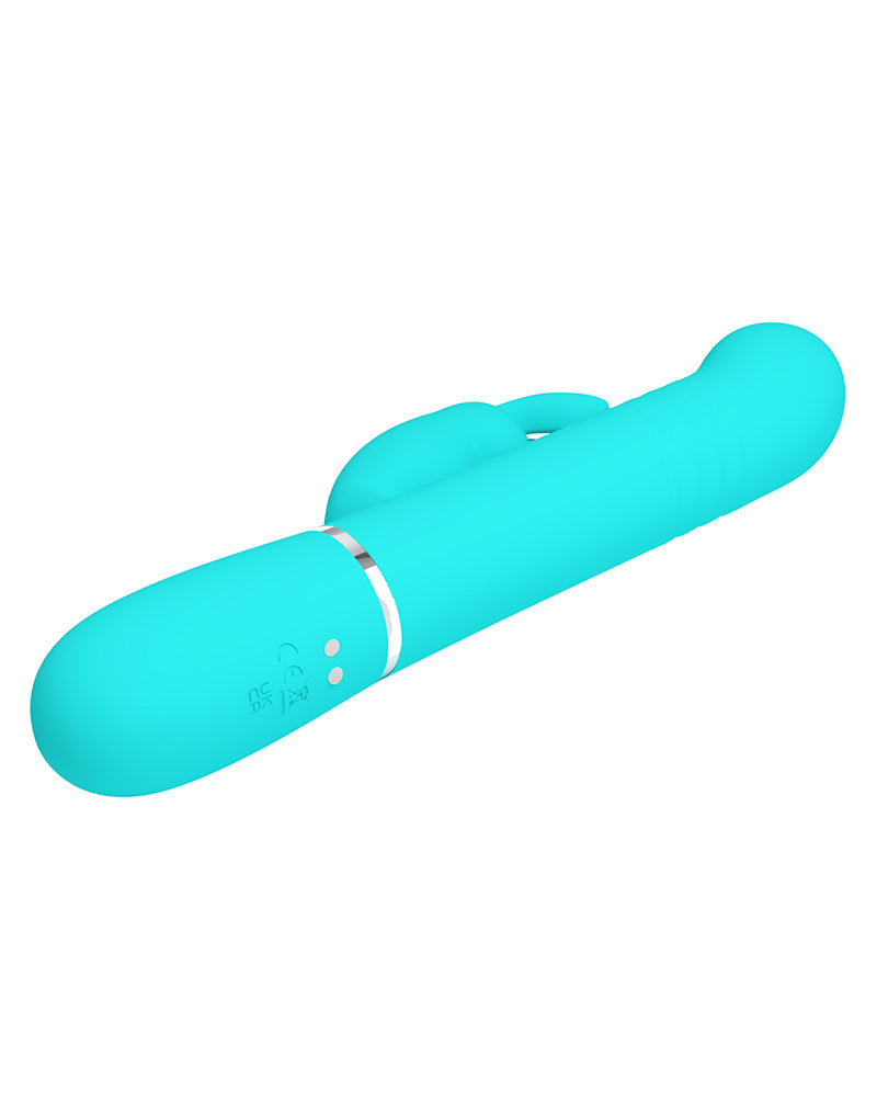 Pretty Love - Coale - Rabbit Vibrator - Groen-Erotiekvoordeel.nl