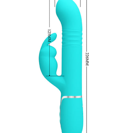 Pretty Love - Coale - Rabbit Vibrator - Groen-Erotiekvoordeel.nl