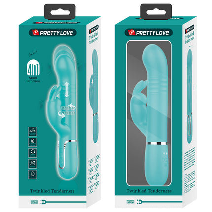 Pretty Love - Coale - Rabbit Vibrator - Groen-Erotiekvoordeel.nl