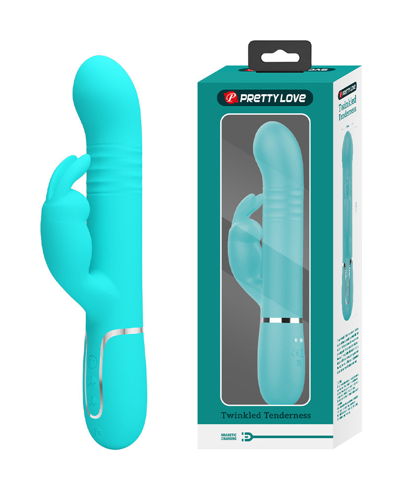 Pretty Love - Coale - Rabbit Vibrator - Groen-Erotiekvoordeel.nl
