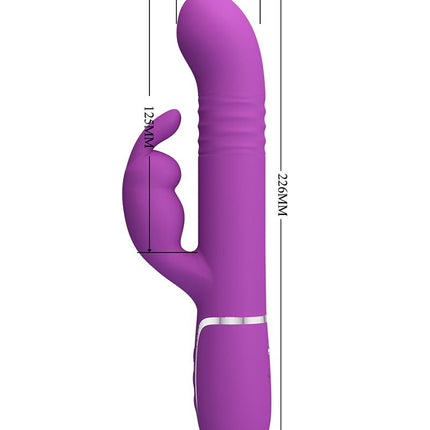 Pretty Love - Coale - Rabbit Vibrator - Paars-Erotiekvoordeel.nl