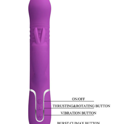 Pretty Love - Coale - Rabbit Vibrator - Paars-Erotiekvoordeel.nl