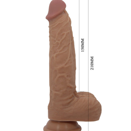 Pretty Love - Jonathan - Stotende Vibrator die levensecht aanvoelt - Medium Huidskleur-Erotiekvoordeel.nl