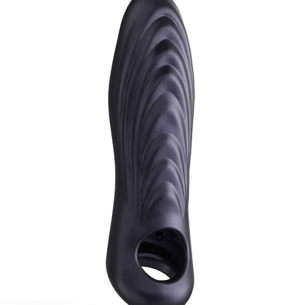 ManWan - Ryzer MAX - Penis Extender and Soft Masturbation Sleeve - Black Plum
