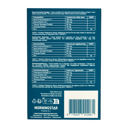 Morningstar - Steady - Erectiecapsules - 4-pack-Erotiekvoordeel.nl
