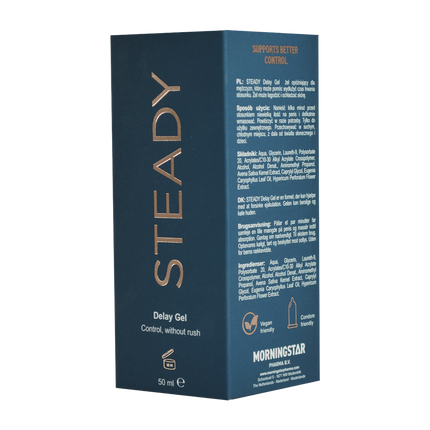 Morningstar - Steady - Delay Gel - 50 ml-Erotiekvoordeel.nl