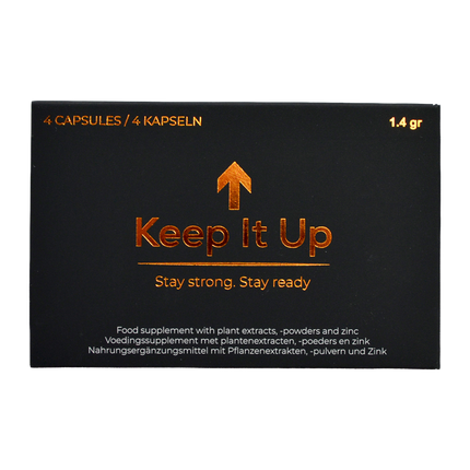 Morningstar - Keep It Up - Erectiecapsules - 4-pack-Erotiekvoordeel.nl