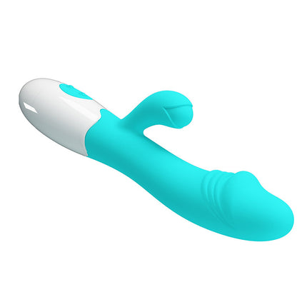 Pretty Love - Snappy - G-Spot Rabbit Vibrator - Turquoise-Erotiekvoordeel.nl