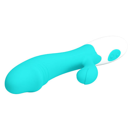 Pretty Love - Snappy - G-Spot Rabbit Vibrator - Turquoise-Erotiekvoordeel.nl