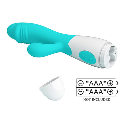 Pretty Love - Snappy - G-Spot Rabbit Vibrator - Turquoise-Erotiekvoordeel.nl