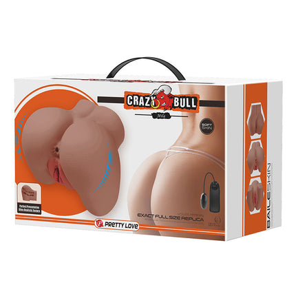 Crazy Bull - Mila - Masturbator met Twee Ingangen - Bruin-Erotiekvoordeel.nl