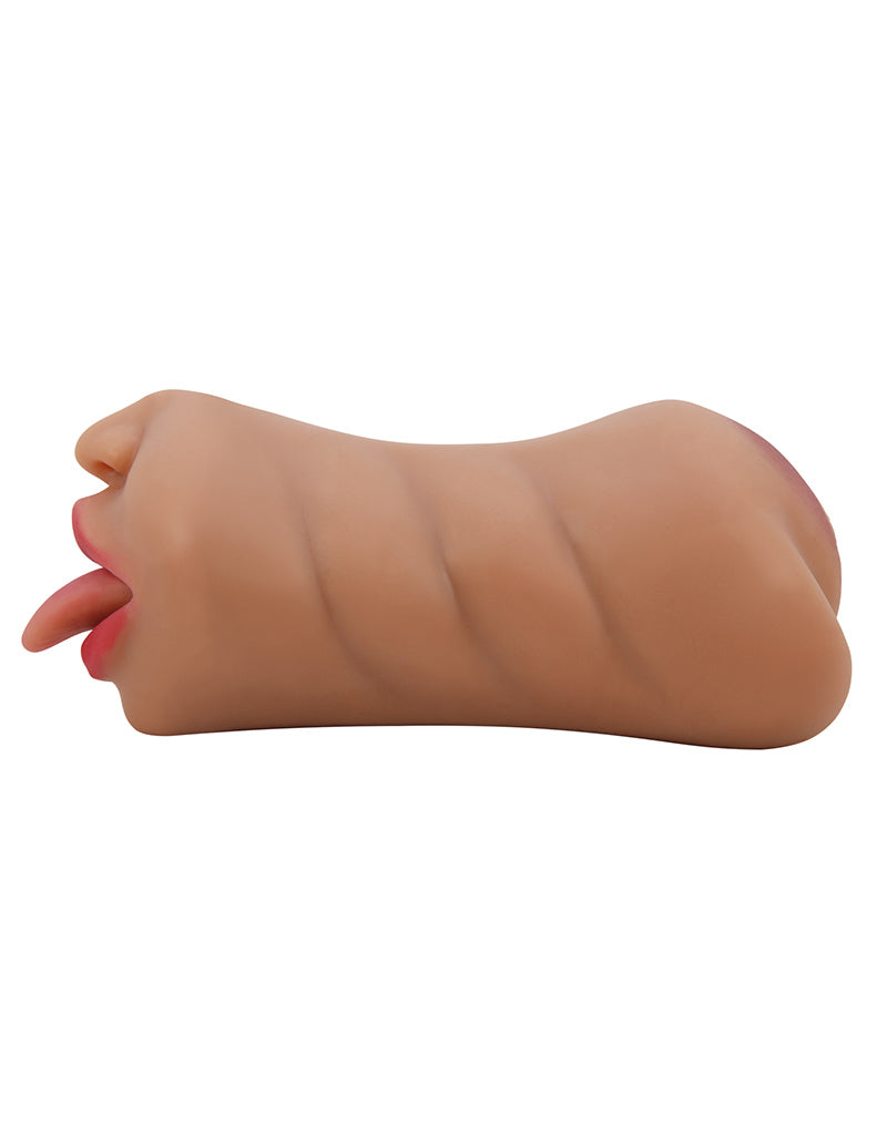 Crazy Bull - Sarah - Premium Masturbator met Twee Ingangen - Bruin-Erotiekvoordeel.nl
