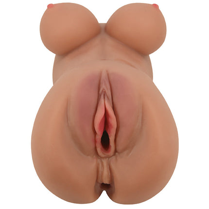 Crazy Bull - Hannah - Premium Masturbator met Twee Ingangen - Medium Huidskleur-Erotiekvoordeel.nl