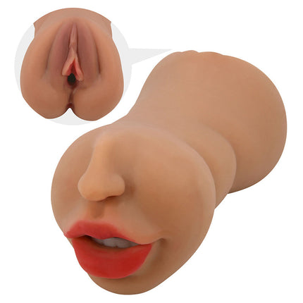 Crazy Bull - Zoey - Premium Masturbator met Twee Ingangen - Medium Huidskleur-Erotiekvoordeel.nl
