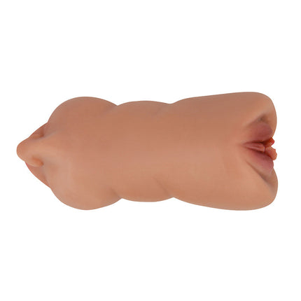 Crazy Bull - Zoey - Premium Masturbator met Twee Ingangen - Medium Huidskleur-Erotiekvoordeel.nl