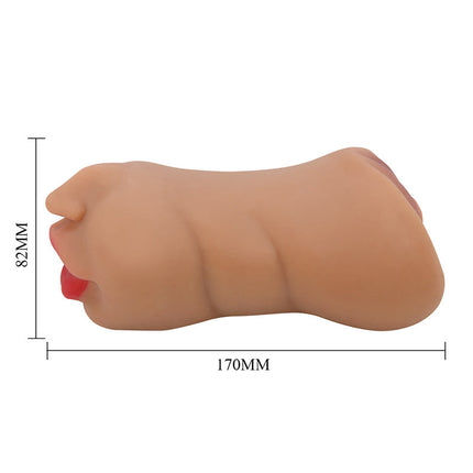 Crazy Bull - Zoey - Premium Masturbator met Twee Ingangen - Medium Huidskleur-Erotiekvoordeel.nl