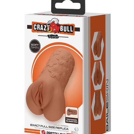 Crazy Bull - Scarlet Onahole - Masturbator voor mannen - Medium Huidskleur-Erotiekvoordeel.nl