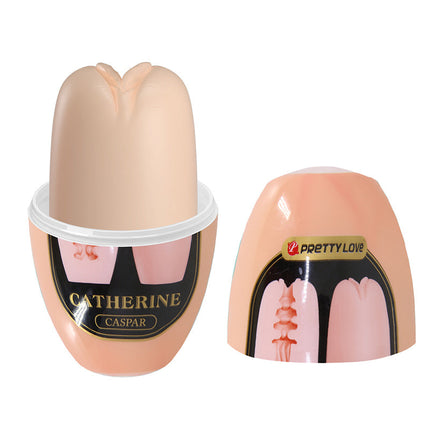 Pretty Love - Catherine Caspar - Mini Masturbator - Lichte Huidskleur-Erotiekvoordeel.nl