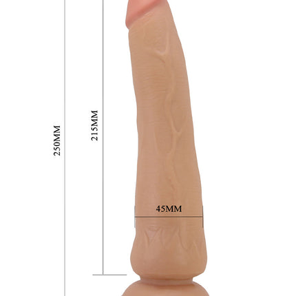 Pretty Love - Tiemeyer - Realistische Sliding Skin Dildo - 25 cm - Lichte Huidskleur-Erotiekvoordeel.nl