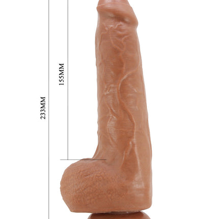 Pretty Love - Draco - Sliding Skin Realistischex Dildo 23,3 cm - Medium Huidskleur-Erotiekvoordeel.nl