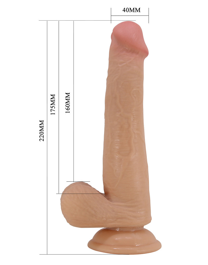 Pretty Love - Tallen - Sliding Skin Realistische Dildo 22 cm - Lichte Huidskleur-Erotiekvoordeel.nl