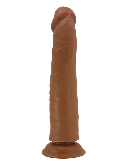 Pretty Love - Sharife - Sliding Skin Realistische Dildo 25,4 cm - Bruin-Erotiekvoordeel.nl