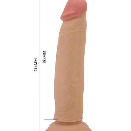 Pretty Love - Keon - Realistische Sliding Skin Dildo - 21,4 cm - Lichte Huidskleur-Erotiekvoordeel.nl