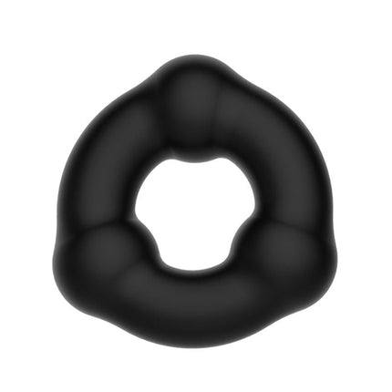 Crazy Bull - Super Soft Siliconen Ring - Model 7 - Zwart-Erotiekvoordeel.nl