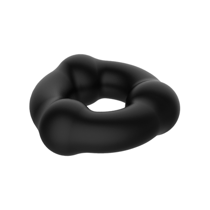 Crazy Bull - Super Soft Siliconen Ring - Model 7 - Zwart-Erotiekvoordeel.nl