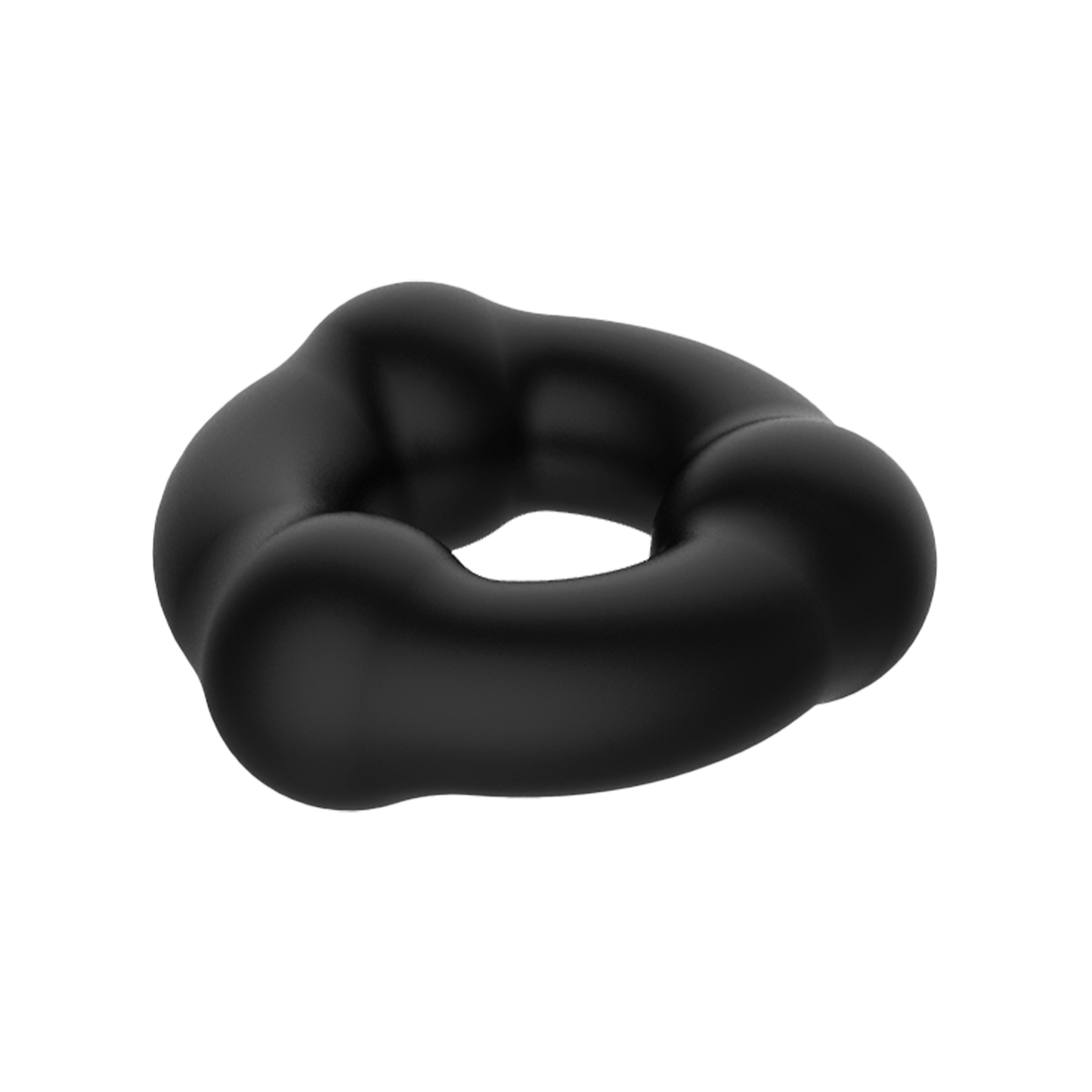 Crazy Bull - Super Soft Siliconen Ring - Model 7 - Zwart-Erotiekvoordeel.nl