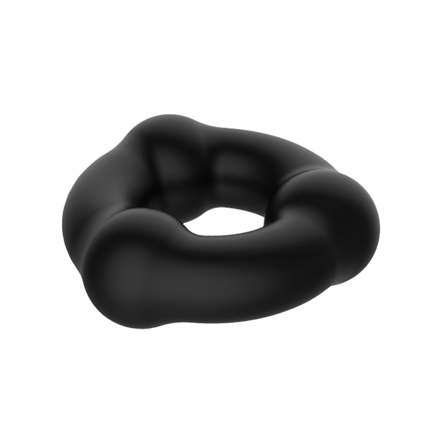 Crazy Bull - Super Soft Siliconen Ring - Model 7 - Zwart-Erotiekvoordeel.nl