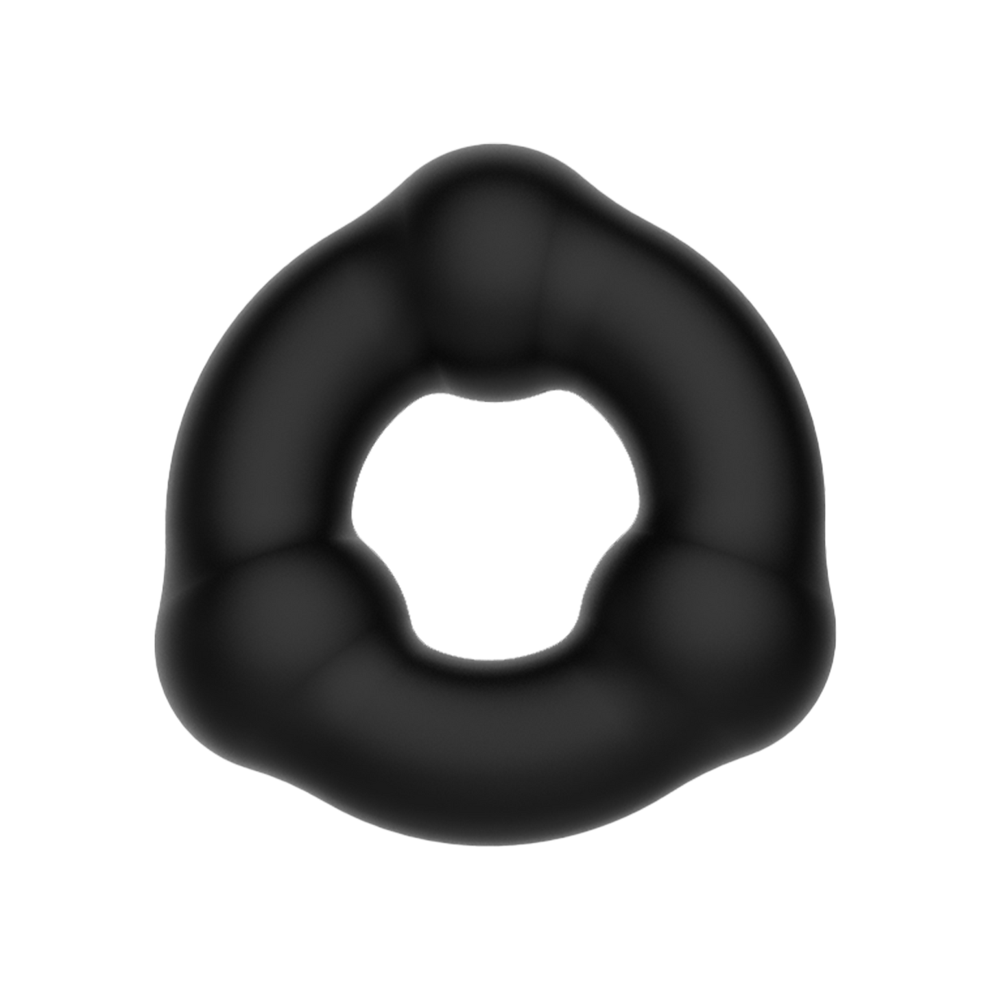 Crazy Bull - Super Soft Siliconen Ring - Model 7 - Zwart-Erotiekvoordeel.nl