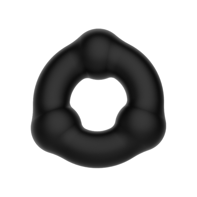Crazy Bull - Super Soft Siliconen Ring - Model 7 - Zwart-Erotiekvoordeel.nl