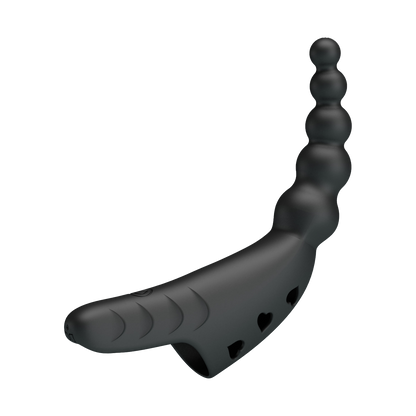 Pretty Love - Jordin - Krachtige Vinger Vibrator - Zwart-Erotiekvoordeel.nl