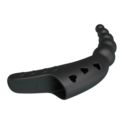 Pretty Love - Jordin - Krachtige Vinger Vibrator - Zwart-Erotiekvoordeel.nl