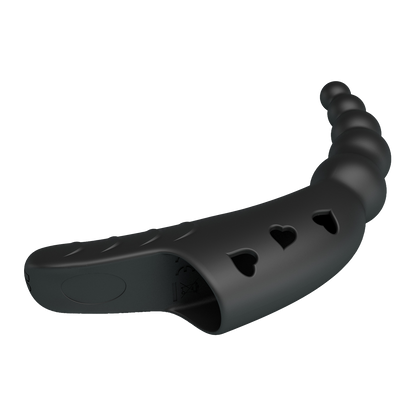 Pretty Love - Jordin - Krachtige Vinger Vibrator - Zwart-Erotiekvoordeel.nl