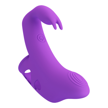 Pretty Love - Yenna - Krachtige Vinger Vibrator - Paars-Erotiekvoordeel.nl