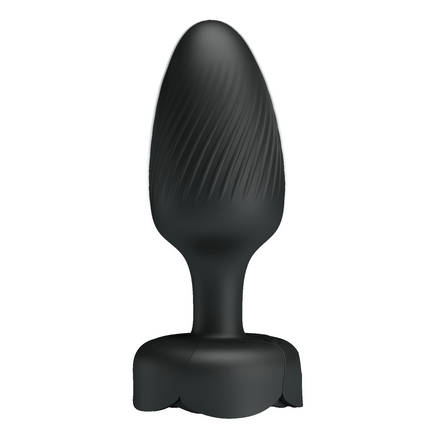 Pretty Love - Varian - Kleurveranderende lichtgevende vibrerende buttplug - Zwart-Erotiekvoordeel.nl