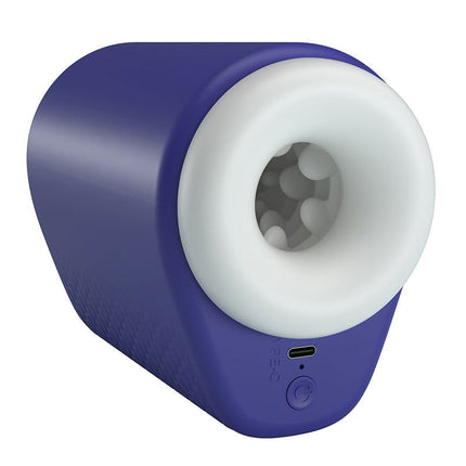 Pretty Love - DJ Lady - Squeezing Perfect Stroker - Blauw/Wit-Erotiekvoordeel.nl