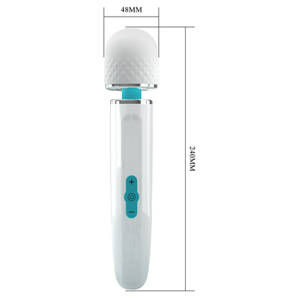 Pretty Love - Azlins - Massager - Wit/Blauw-Erotiekvoordeel.nl