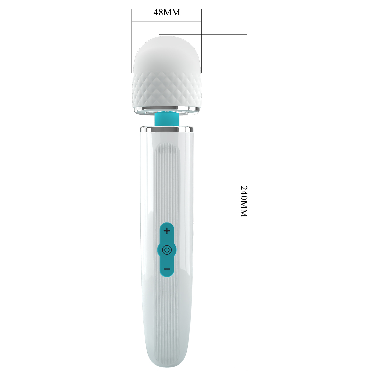 Pretty Love - Azlins - Massager - Wit/Blauw-Erotiekvoordeel.nl