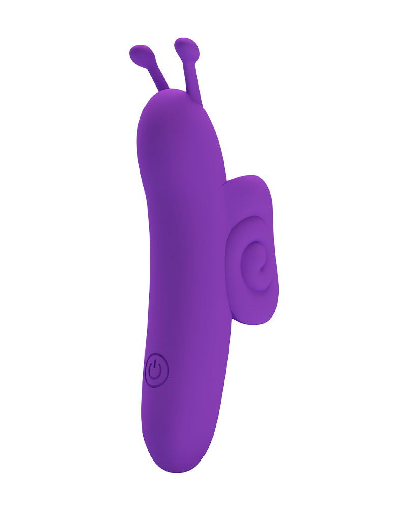 Pretty Love - Snail - Krachtige Vinger Vibrator - Paars-Erotiekvoordeel.nl