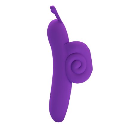 Pretty Love - Snail - Krachtige Vinger Vibrator - Paars-Erotiekvoordeel.nl
