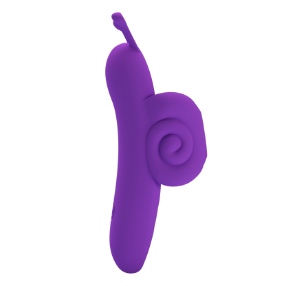 Pretty Love - Snail - Krachtige Vinger Vibrator - Paars-Erotiekvoordeel.nl