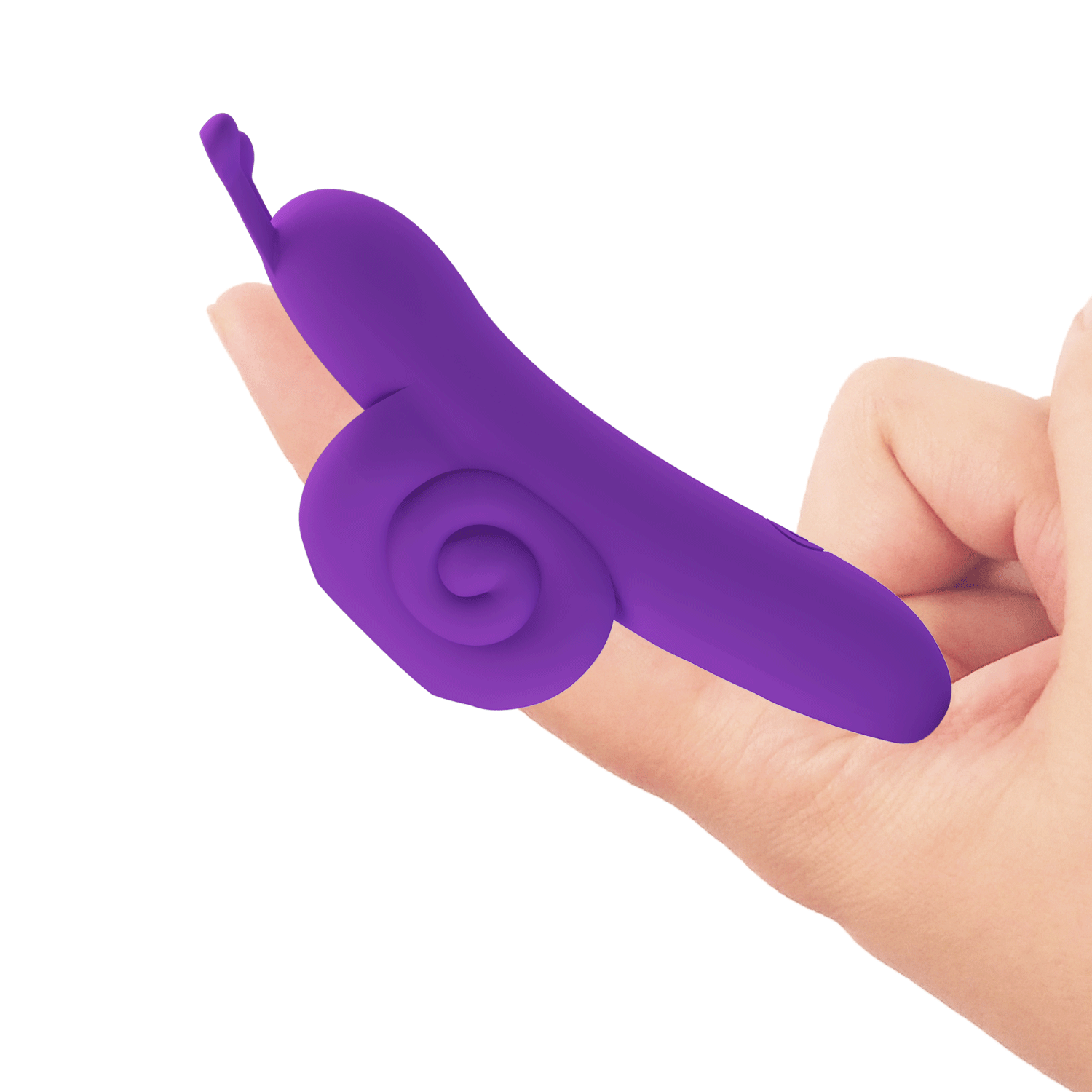 Pretty Love - Snail - Krachtige Vinger Vibrator - Paars-Erotiekvoordeel.nl